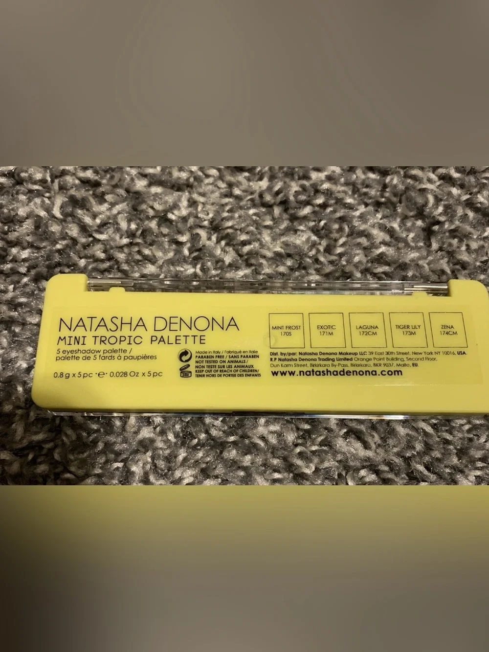 Natasha Denona Mini Tropic Blue Eyeshadow Palette 5 Shades